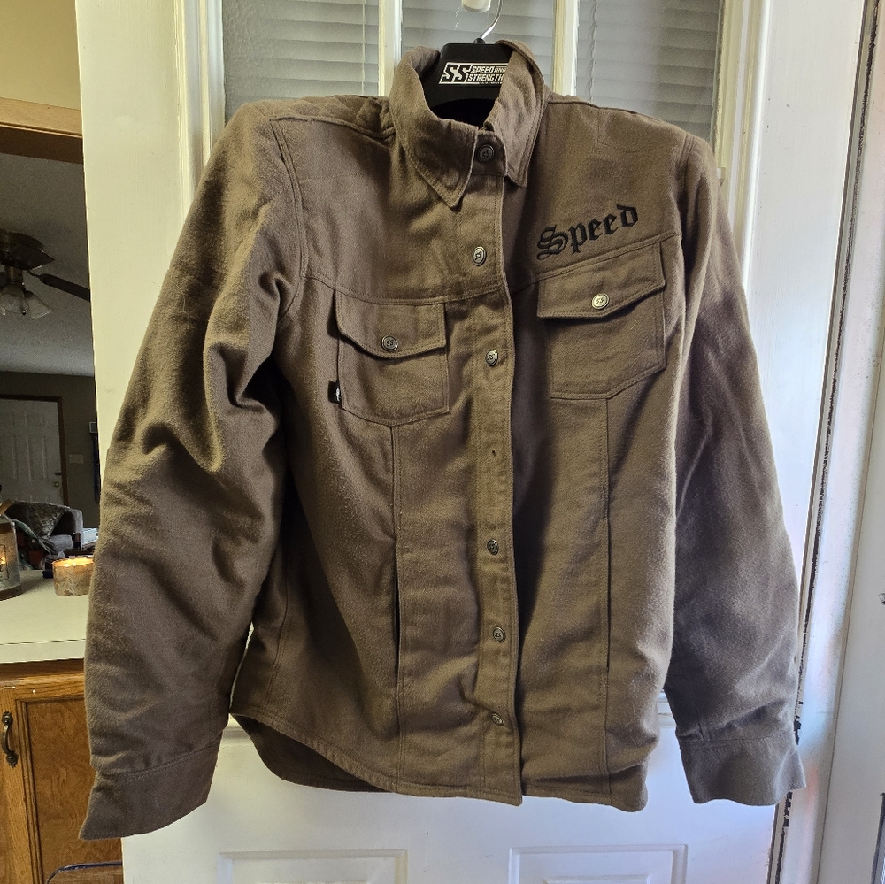 Speed & Strength Motorcycle jacket with Armour Women's size Large